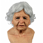 Eakate naiste mask, t&auml;is kortsud pea maski jaoks Vanaisa/vanaema n&auml;omask Devil Novelty Supplies Halloween Party Cosplay Rekvisiidid