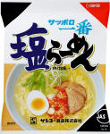 Sapporo Ichiban Shio Ramen 100g x 10 portsjonit sinine