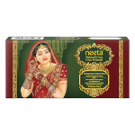 Neeta Mehendi koonused k&auml;te ja pruudikujunduse jaoks, looduslikud hennakoonused pulmadeks kehakunsti tegemiseks 1 KARP X 4 TK Pakk 4tk