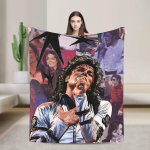 Soojad Tekid Piknik MJ Popi Kuningas Michael J-jackson Visketekk Flanellist Voodikate Kodu Dekooriks Naljakas Diivanvoodi Kate 30x40in