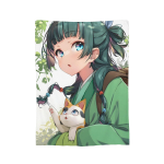 Apothecary Diaries Anime Maomao Tekk Fliis S&uuml;gis/Talv Multifunktsionaalne Soe Visketekk Voodi Magamistoa Voodikatted 30x40in
