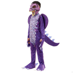 Laste dinosaurusaba tiibade maski komplekt kost&uuml;&uuml;m draakon kingitus lastele lavale Purple XL 140cm blue