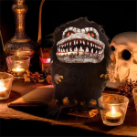 Halloweeni T&auml;idisloomad Pl&uuml;&uuml;snukk &Otilde;udne Rekvisiit Gooti Pl&uuml;&uuml;sloom Armas Loov Kaliko Loom Koletis M&auml;nguasjad Kuju Ehted Kingitused
