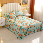 3D Suur Suurus Katkised Lilled Lihtsus Voodilina Komplekt Sile Puudutus Kaheinimesevoodi Queen King J&auml;nese Voodilina Komplekt Padjap&uuml;&uuml;ridega EU Single(135*200cm)3pcs