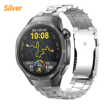 Ehtne titaanist rihm Huawei Watch 4 4 Pro Ultimate'i jaoks Luksuslik 22mm titaanist randmerihm Huawei GT 5 Pro 46mm GT 4 GT 3 Pro rihma jaoks Huawei GT 3 46mm h&otilde;be