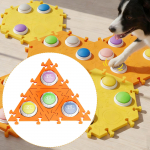 Koera suhtlusnupud Komplekt Praktiline Vastupidavus Kingitus Lihtne kasutada Alusega 4 Piece Set