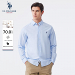 USA. POLO ASSN. Meeste pikkade varrukatega kortsudevaba &auml;rikasualine s&auml;rk L