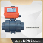 Plure DN65 Elektriline UPVC Plastikust Kuulkraan CN pistikuga (adapter kaasas)