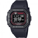 Casio G-Shock k&auml;ekell (Ametlik Jaapani toode) G-SQUAD pulsikellaga ja Bluetoothiga, DW-H5600MB-1A4JR, Meeste, Must