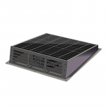 Metallist P&auml;ikesepaneeliga Katuseventilatsiooniventilaator 3,6W 2500RPM Madala M&uuml;ratasemega Ventilatsioonipuhur Ventilaator Eemaldaja&Otilde;hukanal 1