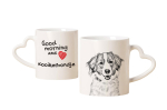 Kooikerhondje - cup with a dog, adorable cup with a heart-shaped handle, universal gift from the Art-Dog brand