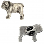 Bulldog, English Bulldog, British Bulldog I - Dog brooch in a gift box, elegant pin, lapel pin for Art-Dog brand jacket h&otilde;be