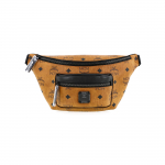 MCM Fursten Visetos Reguleeritav V&ouml;&ouml; Zip-kinnitusega Mini Rinnakott Meeste kotid Pruun Konjak MMZCAFI01CO001 Basic Set (Bag+Dust Bag)