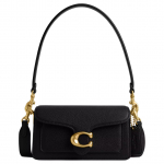 Coach Tabby 20 Br&auml;ndi logo Kl&otilde;pskinnitusega K&auml;es kantav Crossbody Poleeritud Kivilik Nahast &Otilde;lakott V&auml;ike Naiste &otilde;lakott Must CY201-B4BK Basic Set (Bag+Dust Bag)