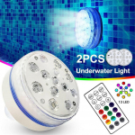 Magnetiline Basseinivalgusti Veealune RGB LED Pirnivalgusti Tiikidele Akvaariumitele Kalakarpidele Swimming Pool Light 8cm#0