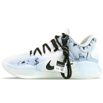 Nike Hyperdunk X Cushioning Slip Resistant Cushioning Slip Resistant Low top Basketball Shoes Men's Blue Green AR0465-100(Team40-) 44