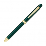 Pilot Ridge kuuliklapp-mehaaniline pliiats, tumeroheline, 3+1 multifunktsionaalne pliiats, 3 v&auml;rvi (0,7 mm must/punane/sinine) + 0,5 mm pliiats, (BTHRT5SR-DG)