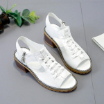 Naiste platvormiga avatud varbaga pahkluu rihmaga lukuga tagant sandaalid j&auml;meda k&otilde;rge kontsaga &uuml;hev&auml;rvilised sandaalid moekad pidulikud igap&auml;evased pluss suuruses sandaalid 35