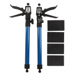 2 tk Kappi toetav pikendusvarras 4 plaadiga Rippuv Kapp Pikendatav Teleskoopiline Tugi Varras 50&ndash;115 cm