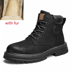 meeste talvised lumekingad V&auml;litingimustes meeste puuvillased kingad Moodne platvorm-k&otilde;rge kontsaga cowboy-pahkluukingad meestele Vabaaja meeste taktikaline saapad 6