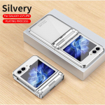 Samsung Galaxy Z Flip 7 6 5 4 3 5G telefoni&uuml;mbris Moodne galvaniseeritud l&auml;bipaistev liigendiga kokkupandav p&otilde;rutuskindel kaitse&uuml;mbris For Galaxy Z Flip 7