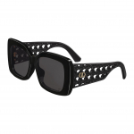 Dior L&auml;bipaistev CD Logo Ruudukujulised P&auml;ikeseprillid Naiste p&auml;ikeseprillid Must VERYS1FXR_10A0 56,Black