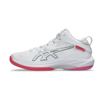 Asics Gelhoop V17 Mugav istuvus P&otilde;rutuskindlus Libisemisvastane Vastupidav Hingav Keskmise k&otilde;rgusega Korvpallijalatsid Unisex toss Valge Punane 1063A096-105 42.5 white
