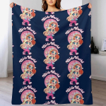 Mackenzie Turner T&uuml;drukute Maailm Viskatav Tekk Soe Flanellist Tekk Diivani, Tooli, Magamistoa jaoks 102x76cm(40x30in) gray
