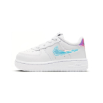 Nike Air Force 1 LV8 Laser Abrasion Resistant Low top Skateboard Shoes White Infant And Toddler CW1582-100 25 white