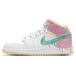 Jordan 1 Mid 'Paint Drip' GS DD1666-100 36.5