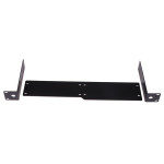 Rackmount Rack Metallraam traadita mikrofonis&uuml;steemile, traadita vastuv&otilde;tja Qlxd Qlxd4 Ulxd Ulxd4 Slxd jaoks QLXD4 RACK-2 black