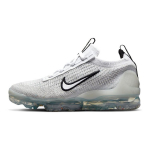 Nike Air VaporMax 2021 Flyknit GS Valge Metallik H&otilde;be Laste Tossud Must DB1550-100 40