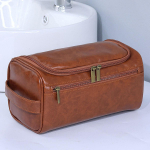 Nahast Tualett-kott Meestele Naistele Dopp Kit Meeste Rippuv Tualett-kott Reisi Tualett-kott Reisimiseks Suur Kosmeetikakott T