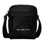 Calvin Klein Logo Reporter Reguleeritav &Otilde;larihm T&otilde;mblukuga Sulgemine Pol&uuml;ester Crossbody Kott Meeste kotid Must K50K512156 Black