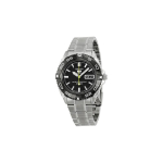 SEIKO 5 sports seeria 100 meetrit veekindel Automaatne Terasest Rihm sama stiil meestele ja naistele must sihverplaat SNZB23J1 must