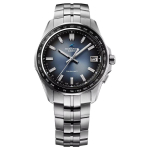 CASIO RETRO TONE seeria 100 meetrit veekindel s&uuml;gavus p&auml;ikeseenergia kvarts titaanist rihm meeste k&auml;ekell sinine sihverplaat OCW-S400RA-2AJF sinine