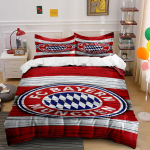 FC Bayern M&uuml;nchen logo muster. Voodipesukomplektid Tekikotikomplektid Tekikotid Padjap&uuml;&uuml;rid(1 * Tekikott 2 * Padjap&uuml;&uuml;ri (tekk ei kuulu komplekti)) 135x200cm