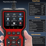 V519 Professionaalne OBD2 skanner - USB-toitega auto diagnostikavahend reaalajas andmevoo ja k&otilde;igi funktsioonidega OBD II testimiseks