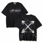 YM-1207 Kreemikasvalge Suvine Meeste ja Naiste Puuvillane Prinditud &Uuml;lesuuruses T-s&auml;rk Street Wear S