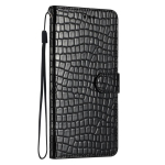 Nahast Klapprahakott Kaarditasku &Uuml;mbris IPhone Air 17 16 E 15 14 13 11 Pro Max Plus 12 Mini 17E 16E jaoks Krokodillimustriline Telefoni Kate iPhone 12 Pro Max must