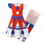 Laste &Otilde;udusm&auml;ng M&auml;nguaeg Lily Cosplay Kost&uuml;&uuml;m T&uuml;druk Riietumine Bobi 5. peat&uuml;kk Lily Laste riided Halloweeni karneval 120 red