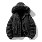 Talvine Meeste Fliisist Jakk Hip-hop Vabaaja Parka Jakk Mehed Naised Streetwear Mehelik Puuvillane Jakk Paks Pluss Samet Jope S black