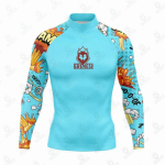 FRENESI Meeste UPF 50 Lycra pikkade varrukatega UV-kaitsega ujumisriided Surfimiseks Sukeldumiseks Veespordiks XL