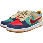 Nike Dunk Low GS 'Midnight Navy Noise Green' 36