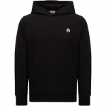 Moncler &uuml;hev&auml;rviline logoplaastriga kapuutsiga dressipluus Meeste dressipluus Must K1-091-8G00035-89AUJ-999 S