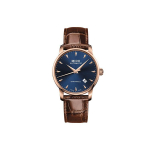 Mido Belem Celli Automaatne Mehaaniline T&ouml;&ouml;riist 50M Veekindel &Scaron;veitsi Kell 38Mm Sinine Tihv Nahkrihm Meeste kellad M8600.3.15.8 Regular Watch Box