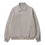 Carhartt WIP OG Santa Fe Jakk Klassikaline L&otilde;tv L&otilde;ige Tasku T&otilde;mblukuga Kinnis Pikkade Varrukatega Meeste jakid Tumebeež I034825-2OR-GD L gray