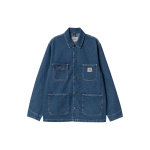 Carhartt WIP OG T&ouml;&ouml;kate (Kevad) Vesipesuga &uuml;herealine pikak&auml;iguline teksajakk Meeste jakid Sinine I031896-01-06 M gray