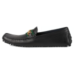 GUCCI Horsebit Gommino Mokassiinid Meeste Must 624698 1XH10 1066 46