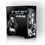 Kurumi Anime Vintl Kleebised arvutikorpusel, Armsad dekoratsioonikleebised Atx-arvuti &scaron;assiikatte jaoks, Veekindlad, Kergesti eemaldatavad, &Otilde;&otilde;nesl&otilde;ikega black